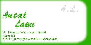 antal lapu business card
